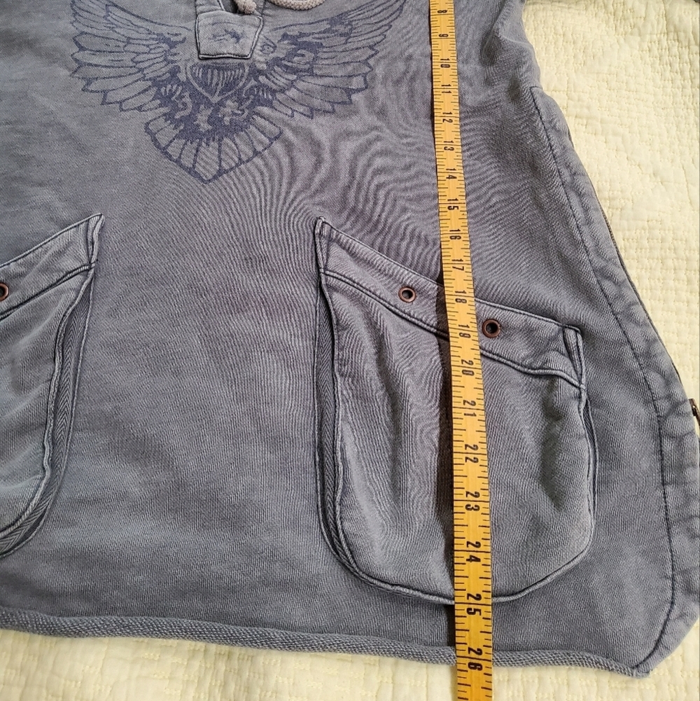 Free People We The Free Lace-Up Hooded Pullover Size M - Picture 16 of 16